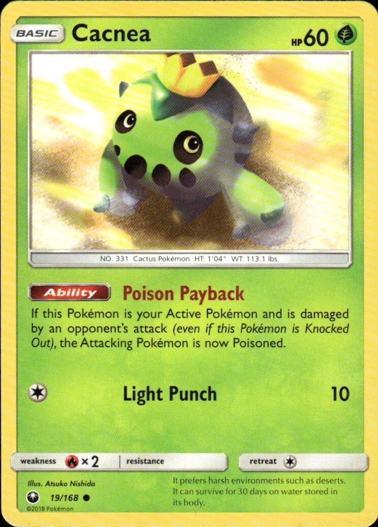 Cacnea Common SM - Celestial Storm 19/168 NM