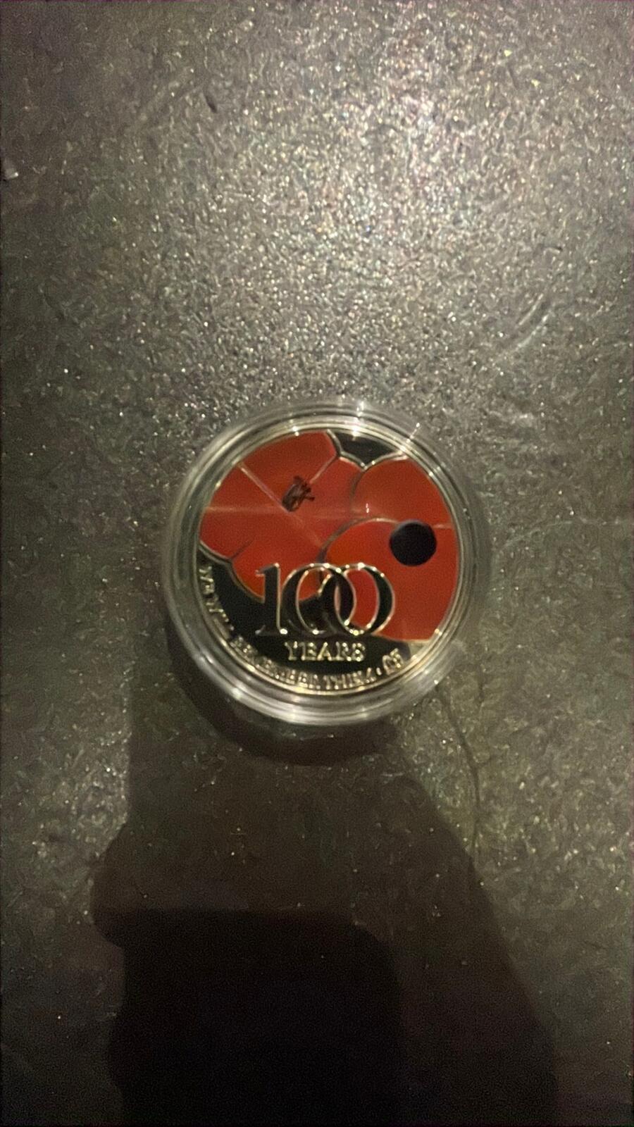 2021 £5 Coin 100 Years Remembrance