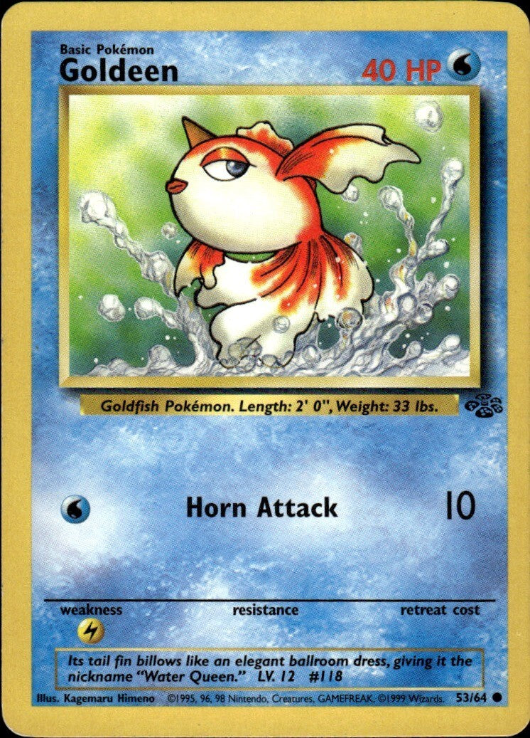 Goldeen Unlimited Common Jungle 53/64 NM