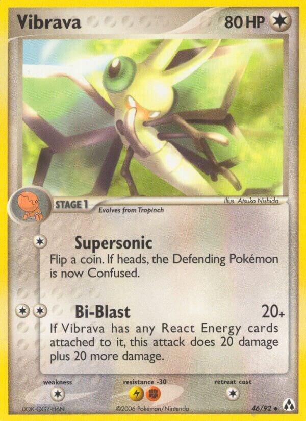 Vibrava Reverse Holo Uncommon Legend Maker 46/92 MP