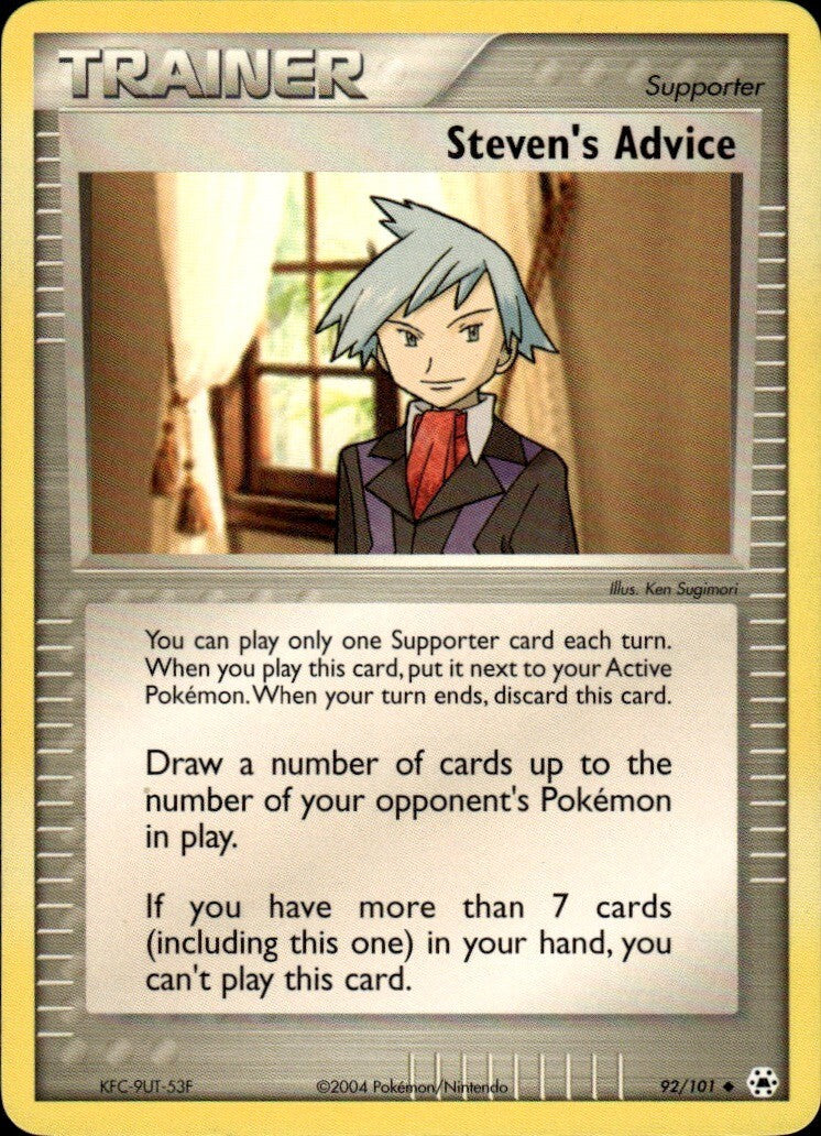 Steven's Advice Uncommon Power Keepers 83/108 NM