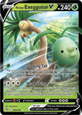 Alolan Exeggutor V Holo Ultra Rare Pokemon GO 005/078 - PACK FRESH