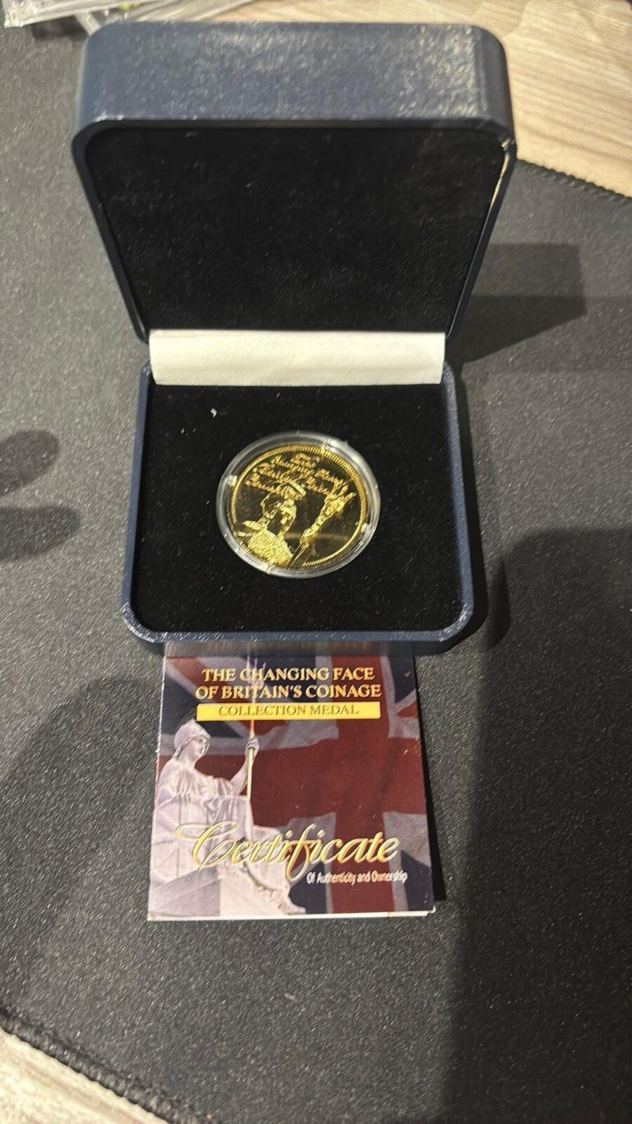 The Changing Face of Britain's Coinage Collection Medal Silver Proof