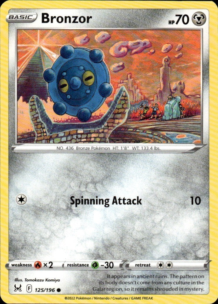 Bronzor Common SWSH11: Lost Origin 125/196 NM