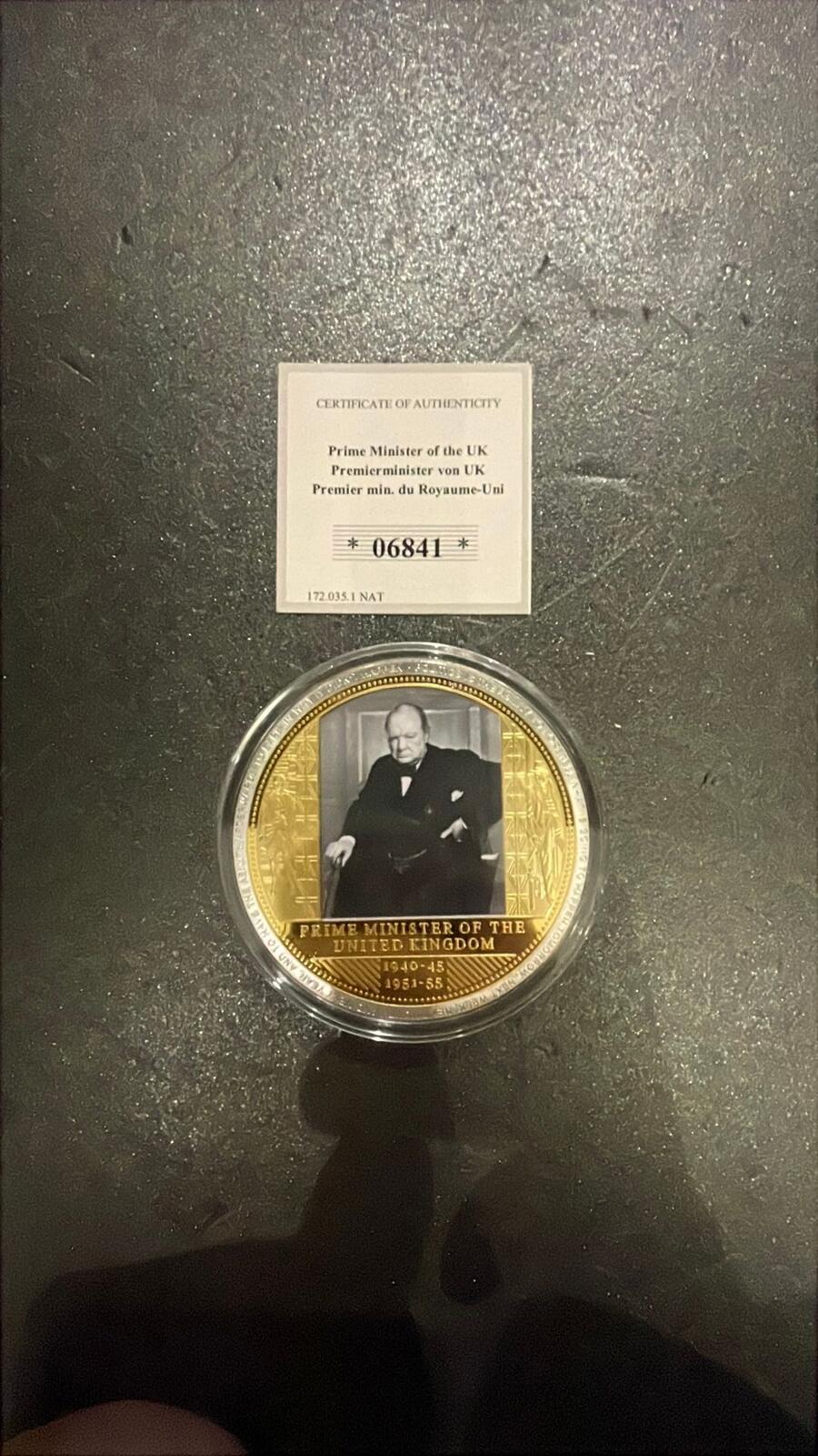 Copper Proof Coin 2020 Prime Minister of the UK Winston Churchill