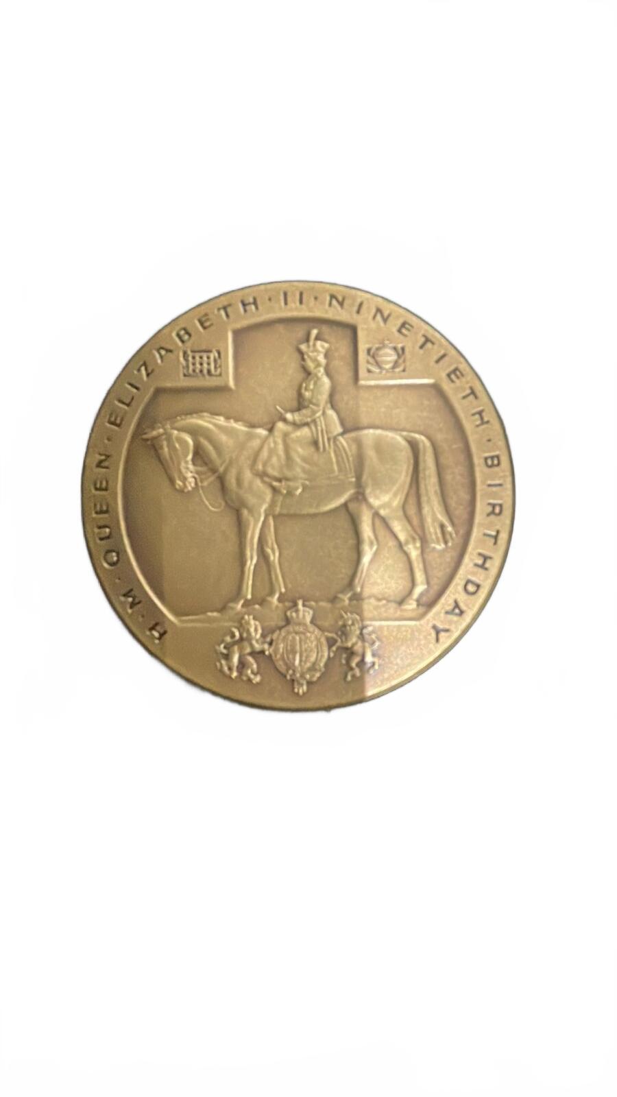 H.M. Queen Elizabeth II 90th Birthday Charity Medal Bronze 2016