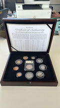 Queen Elizabeth II 1953 Copper Coronation Crown Coin Set