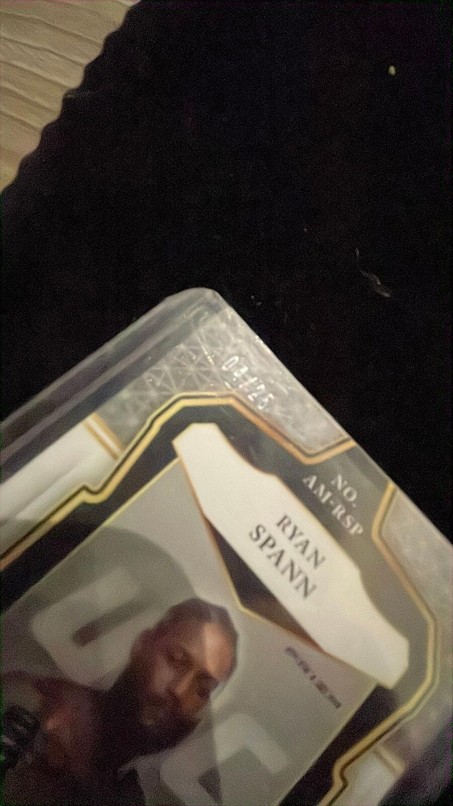 Panini 2021 Ryan Spann UFC Autographed Memorabilia Rookie Card