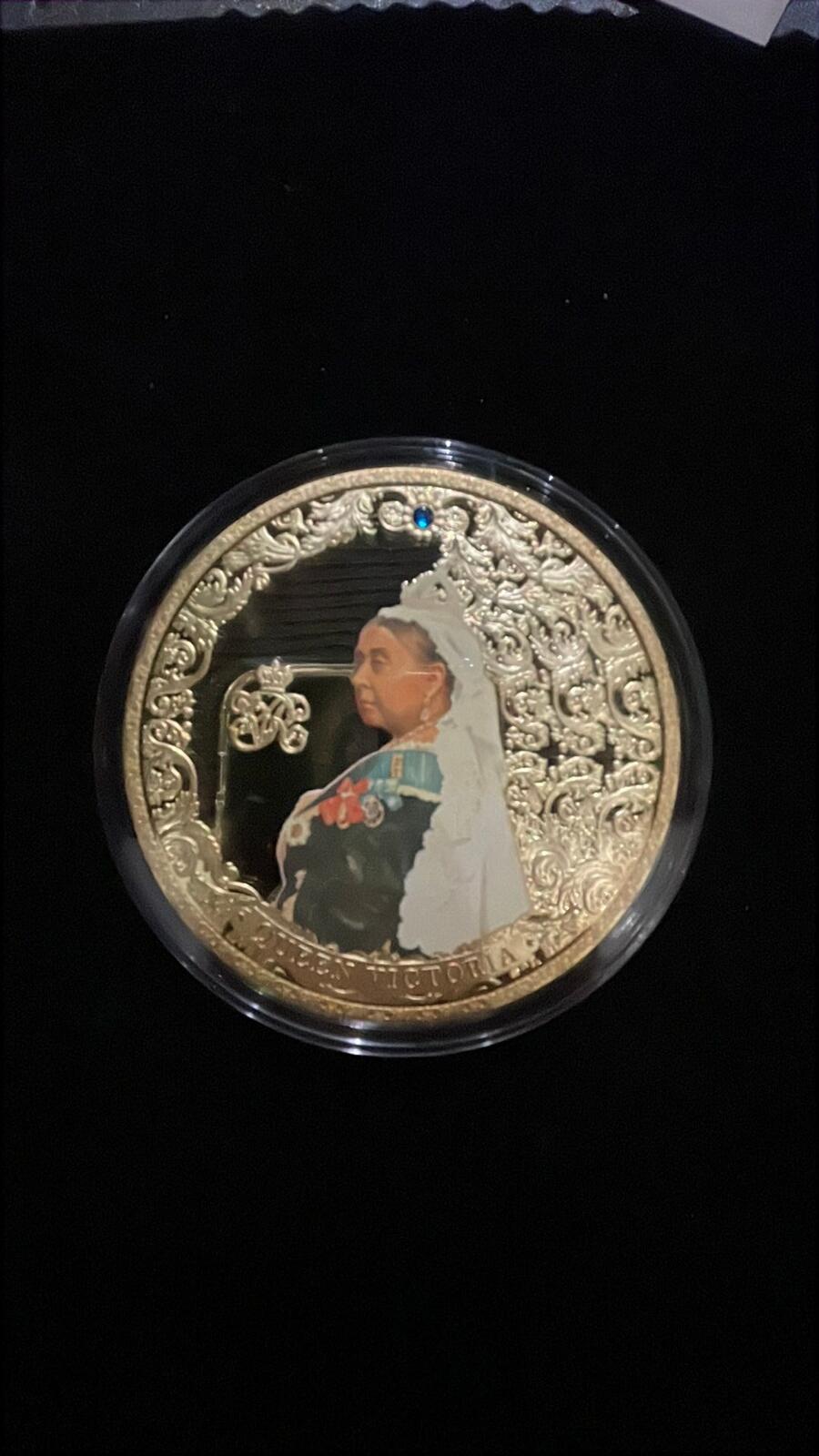 Queen Victoria Commemorative Gold Plated Proof Coin 2019