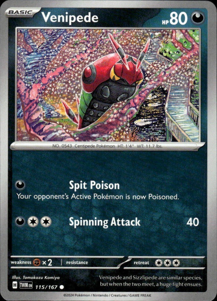 Venipede Common SV06: Twilight Masquerade 115/167 NM