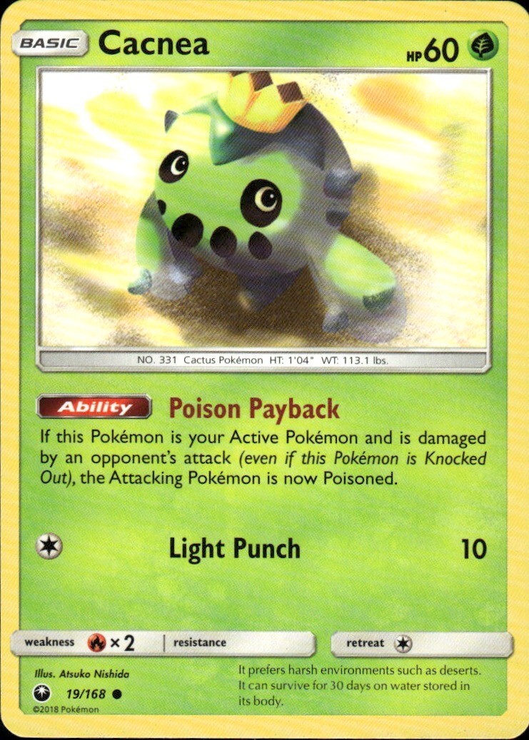Cacnea Common SM - Celestial Storm 19/168 NM
