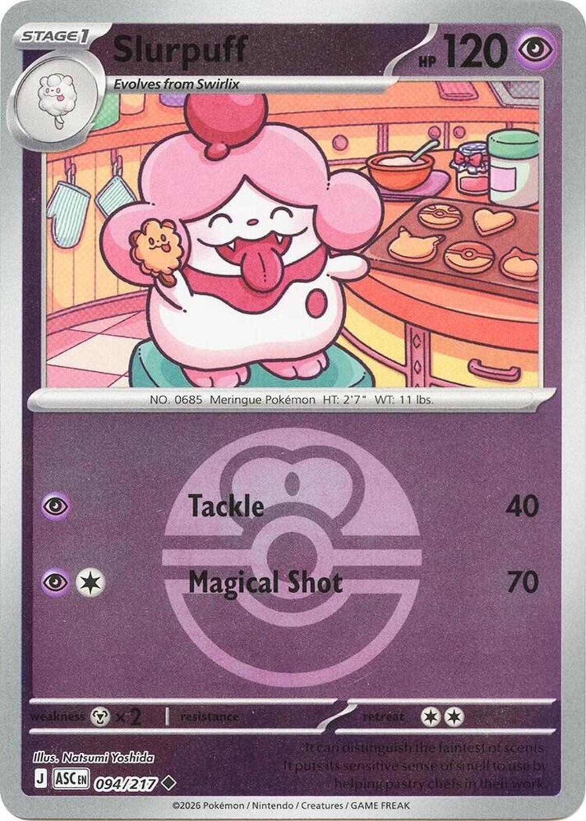 Slurpuff - (Love Ball) Reverse Holo Uncommon ME: Ascended Heroes 094/217 NM