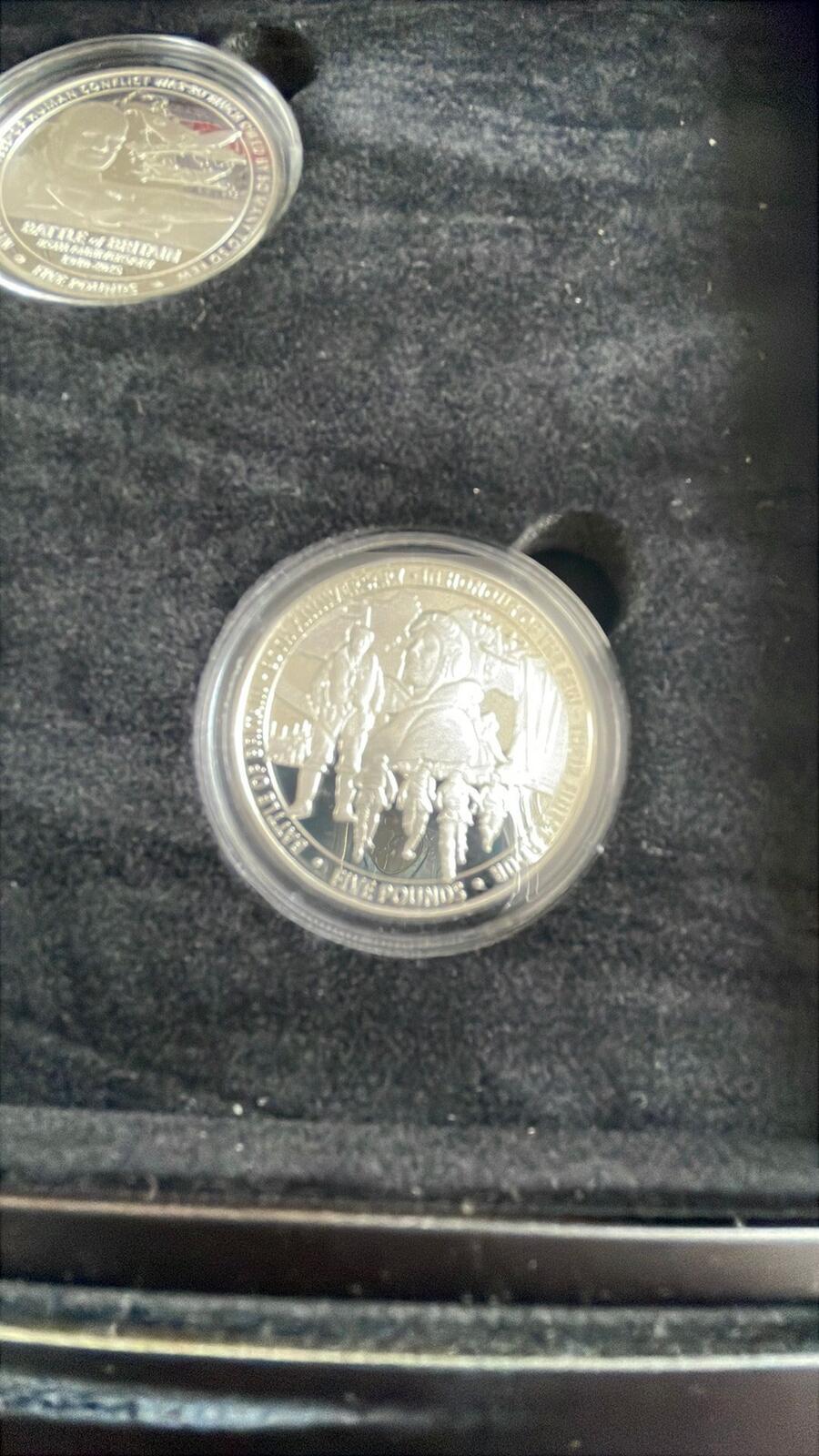 Battle of Britain 85th Anniversary Silver Proof Five Pound Coin Set 2025