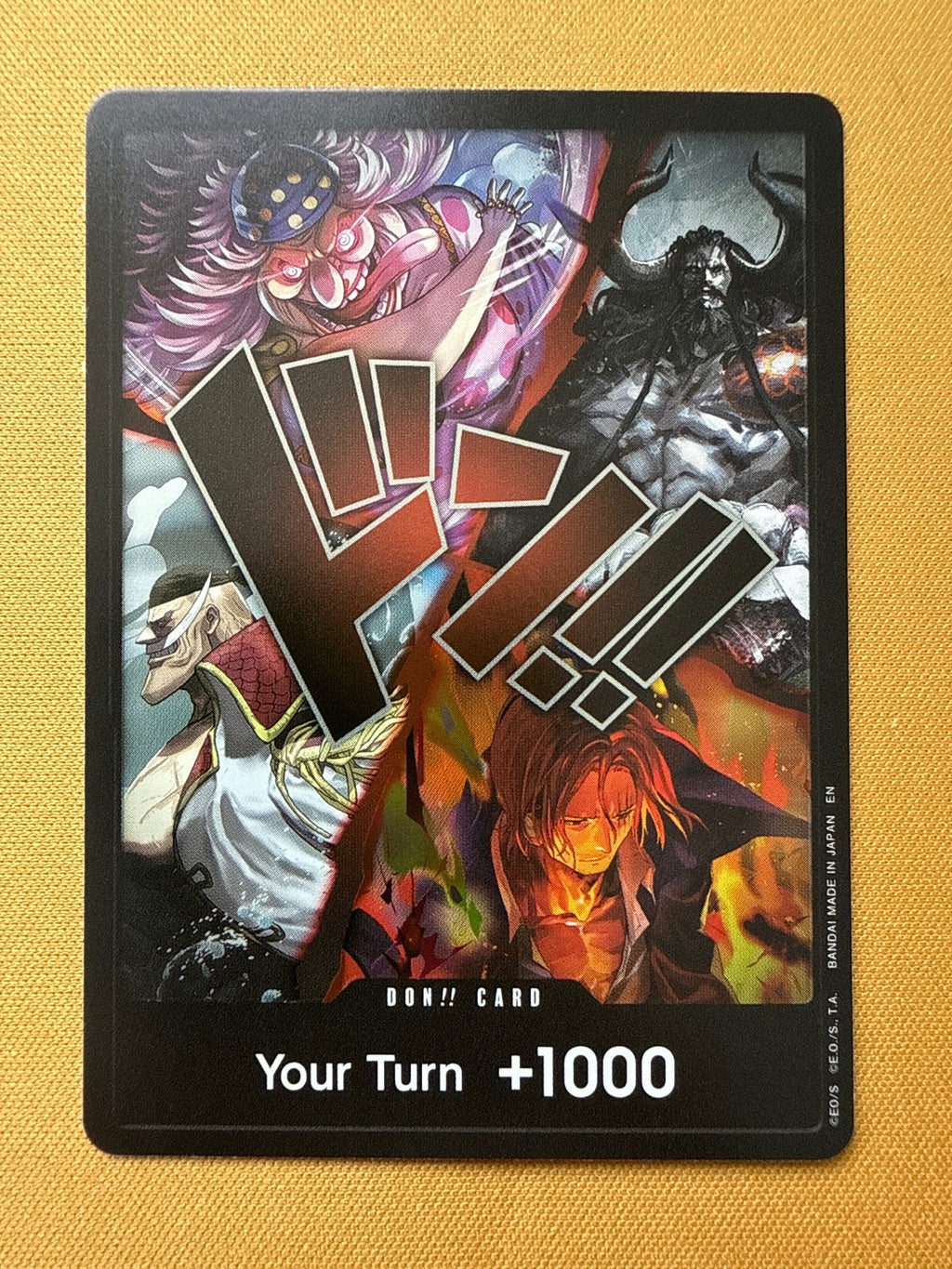 One Piece Card Game DON!! Card  OP17+1000 Your Turn