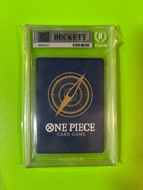 2025 One Piece Promos Japanese Monkey D. Luffy SR Beckett Graded Card Mint 9