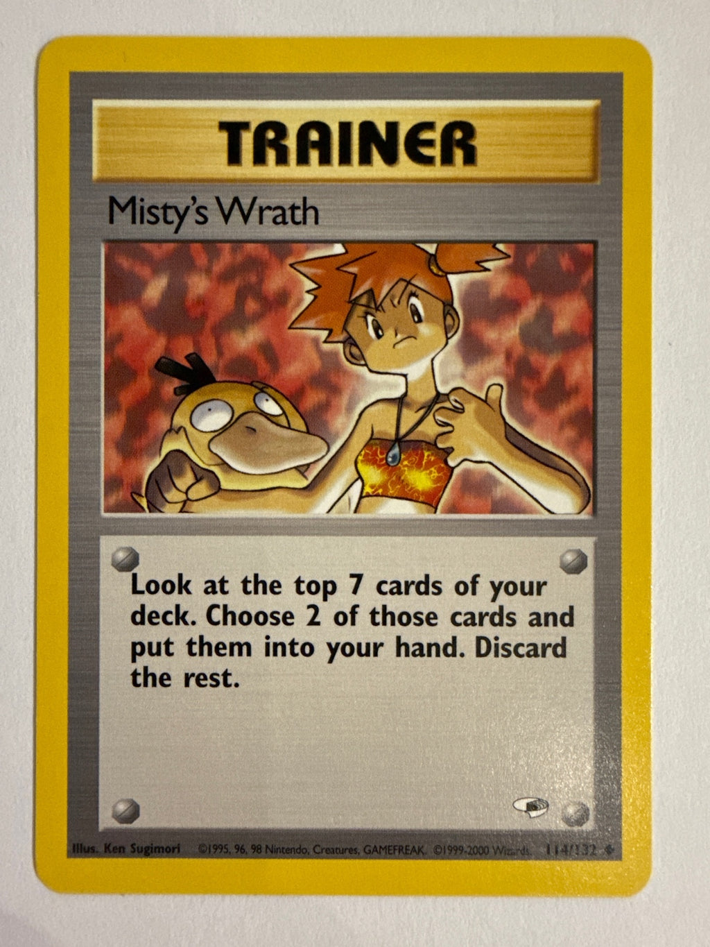 Pokémon Trainer Card - Misty's Wrath 114/132