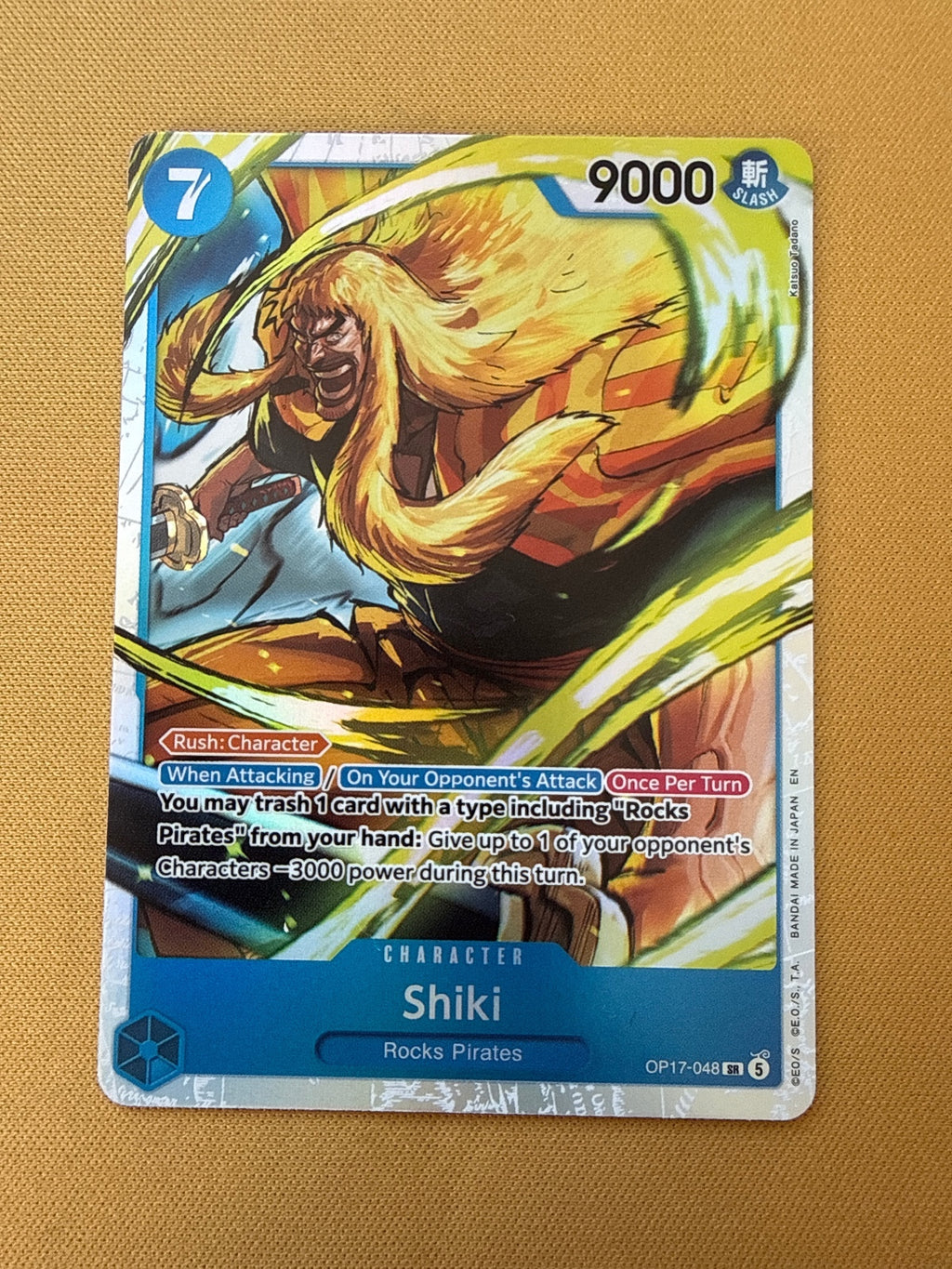 One Piece Card Game Character Card - Shiki OP17-048