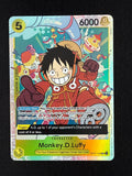 One Piece Card Game Monkey D. Luffy OP07-109 Error card