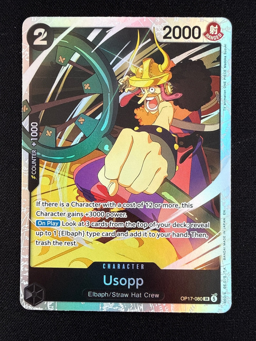 One Piece Card Game Usopp Elbaph/Straw Hat Crew Character Card