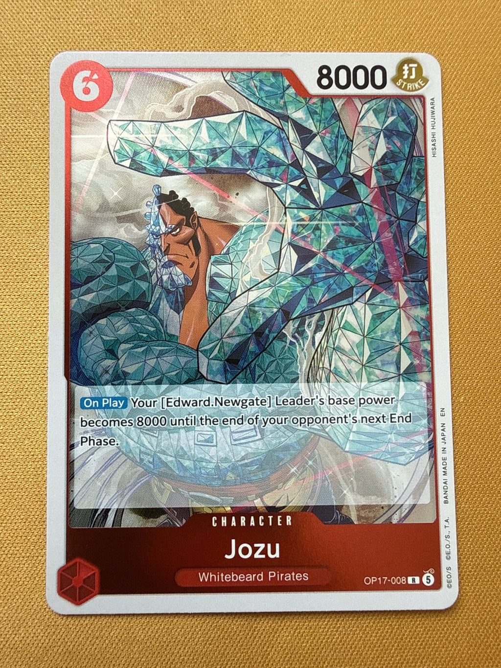 One Piece Card Game - Jozu op17-008 r