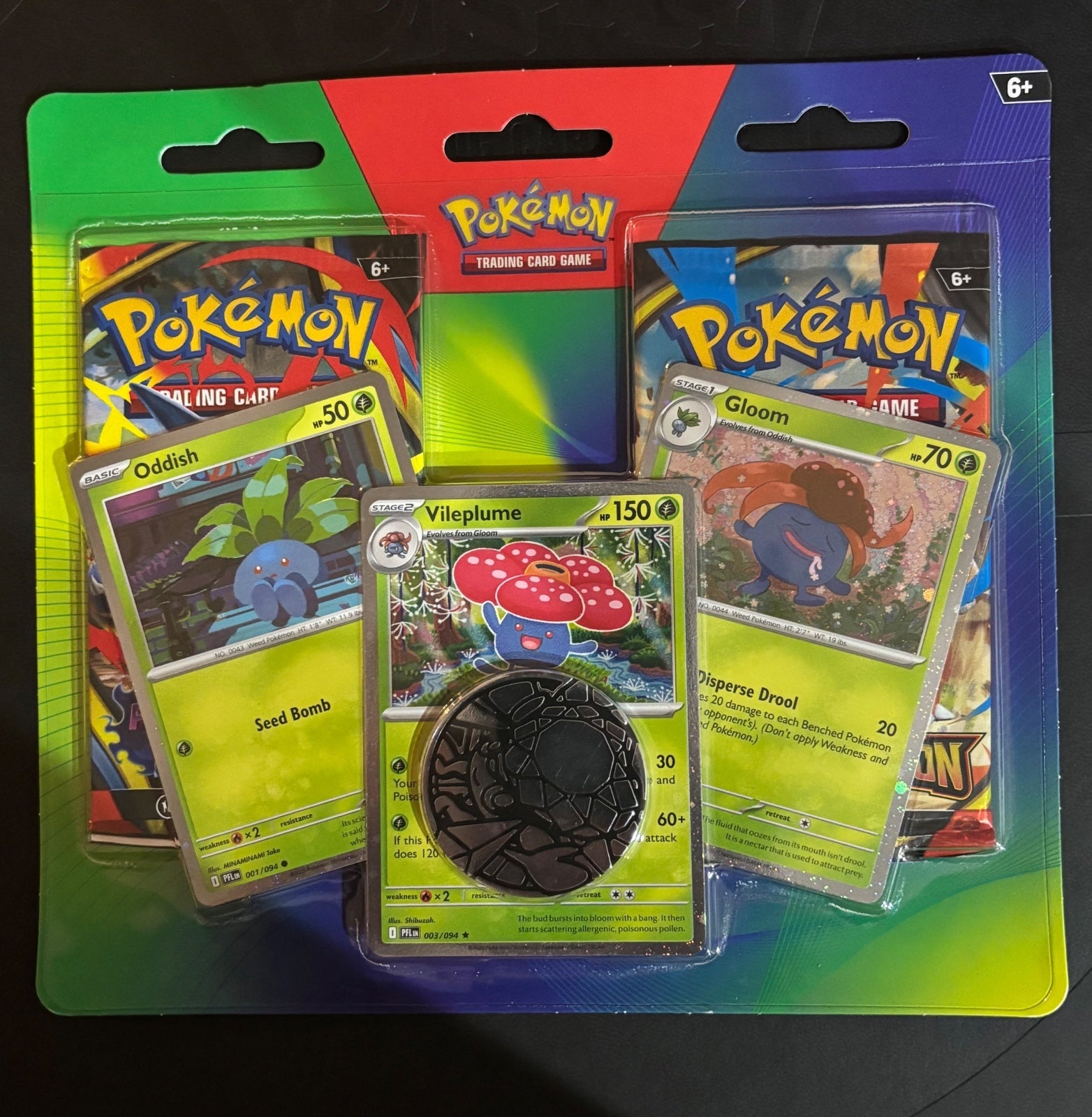 Pokémon Trading Card Game Foil Cards and Booster Packs Set with Metallic Coin