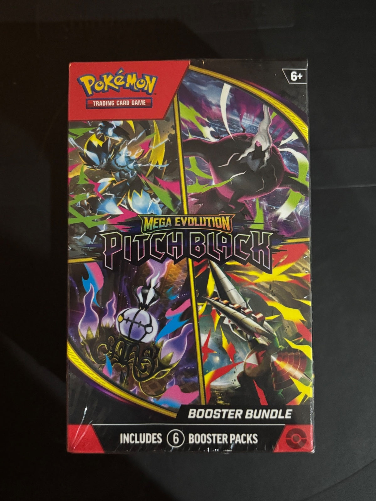 Pokémon Trading Card Game Mega Evolution Pitch Black Booster Bundle - 6 Booster