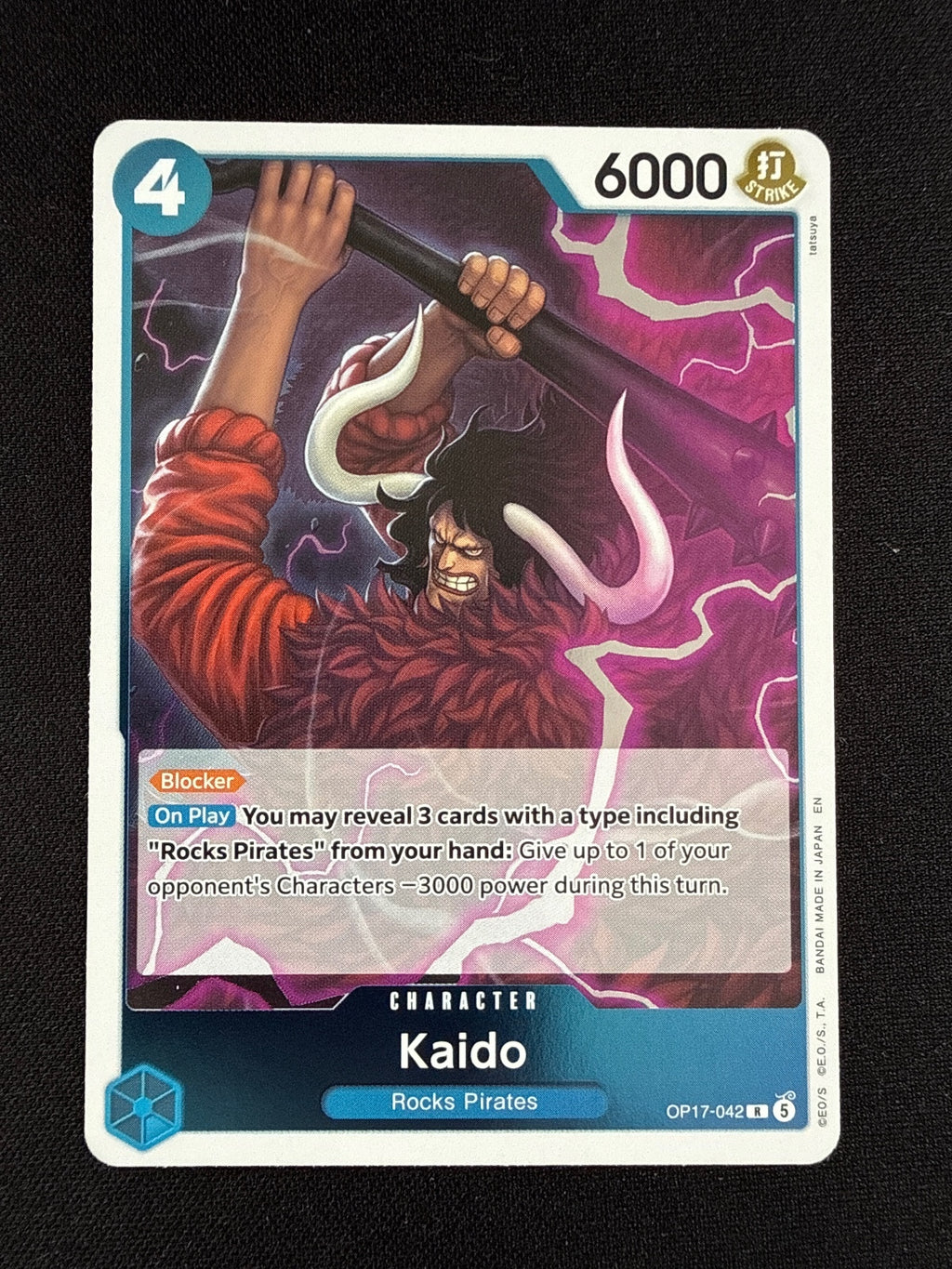 Kaido Character Card from One Piece Card Game OP17-042