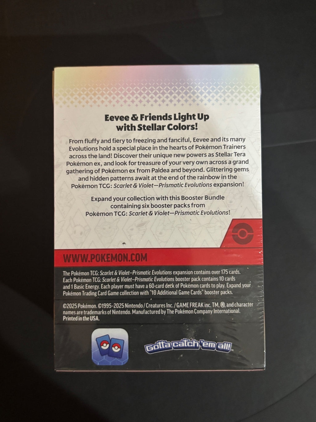 Pokémon TCG Scarlet & Violet Prismatic Evolutions Booster Bundle - 6 Booster Pk