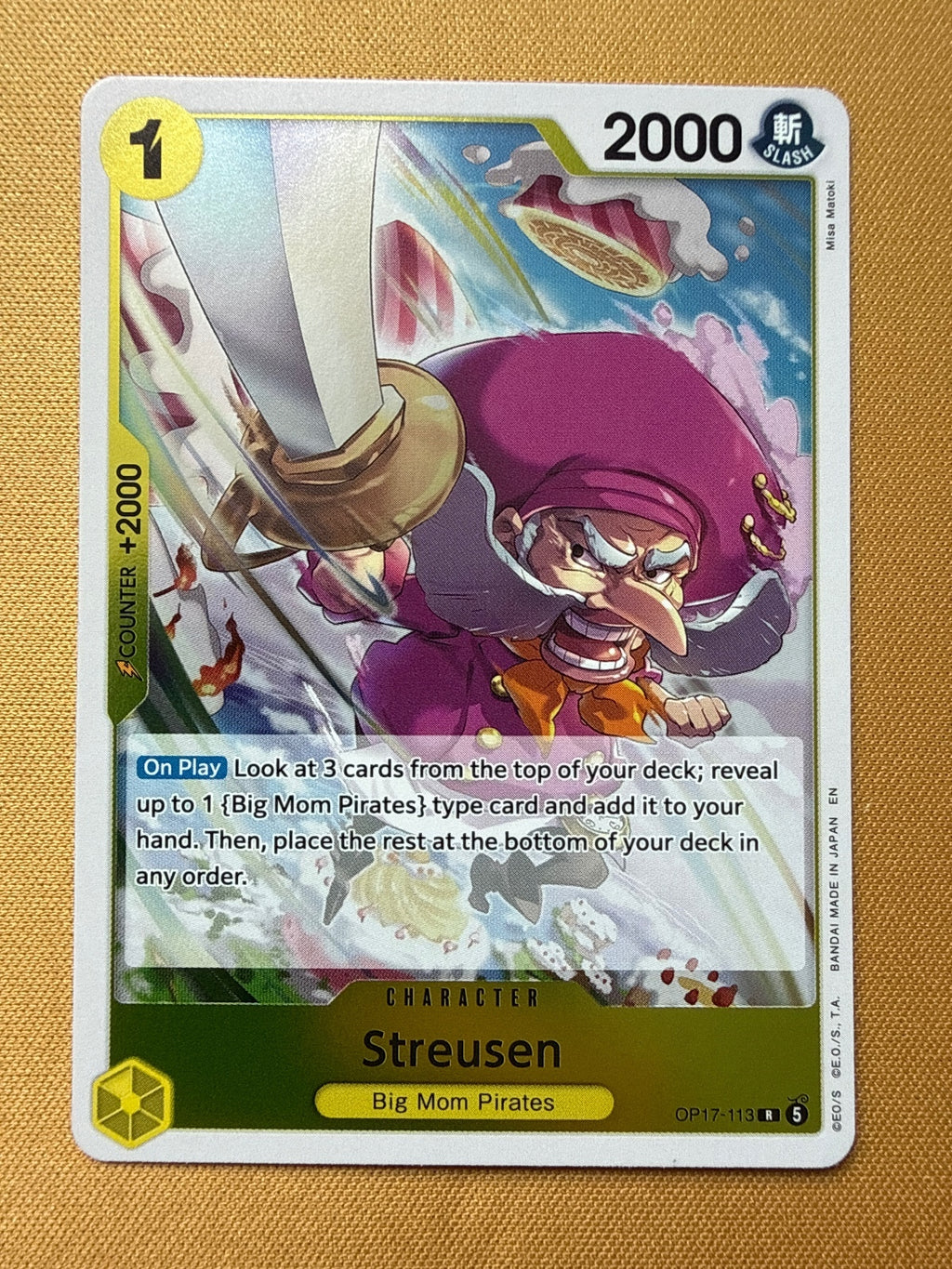 One Piece Card Game - Streusen Big Mom Pirates OP17-113