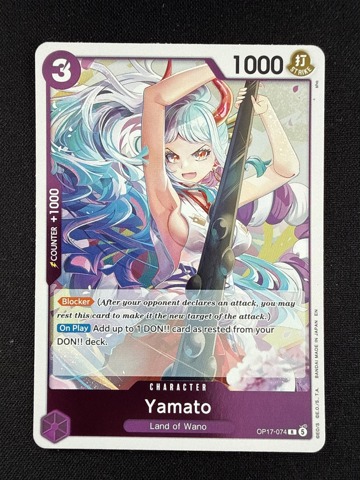 One Piece Card Game Yamato Character Card Land of Wano OP17-074