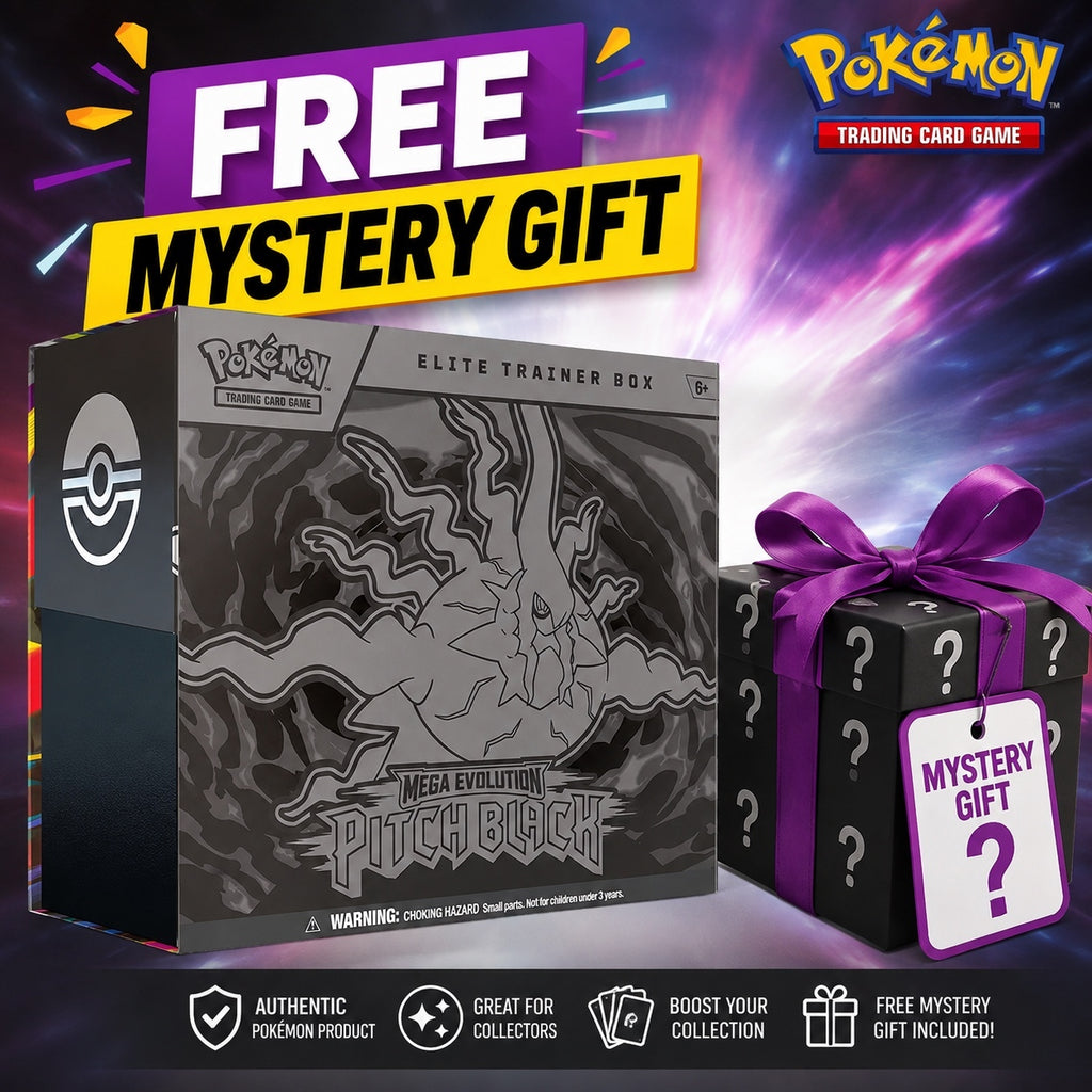 Pokémon Elite Trainer Box Pitch Black & Free Gift