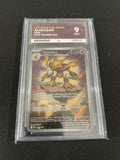 2025 Black Star Promo Alakazam #009 Elite Trainer Box Graded 9 Mint