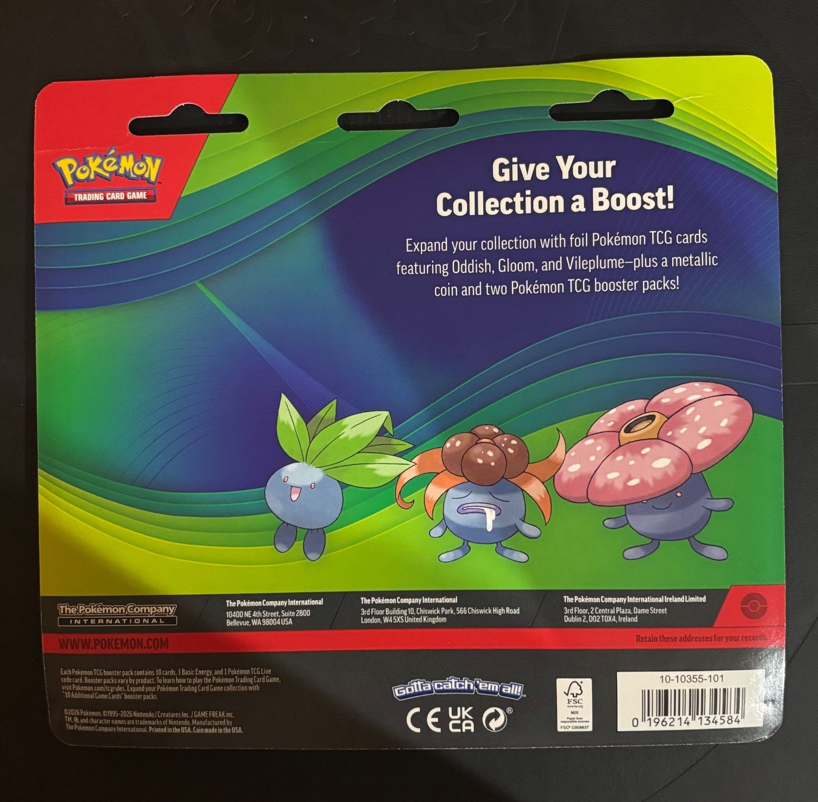 Pokémon Trading Card Game Foil Cards and Booster Packs Set with Metallic Coin