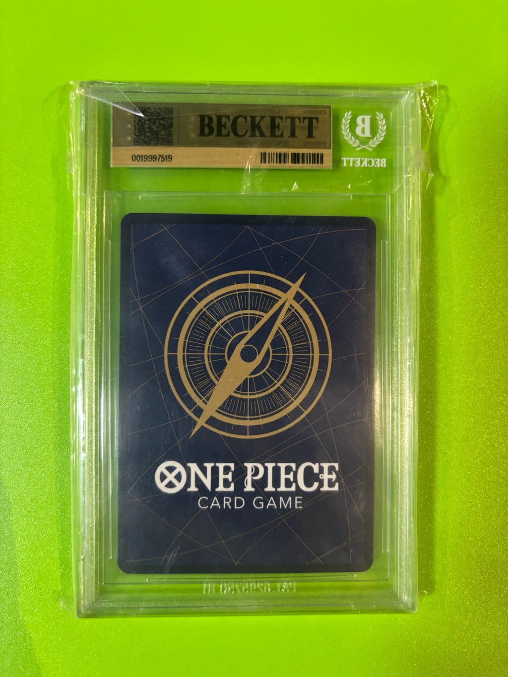 One Piece Day 25th Century Card Game Promo Card Luffy Beckett Graded 9.5 Gem MT
