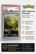 2023 Japanese Omanyte SV2a Pokémon 151 #180 Art Rare PSA 10 Gem Mint Trading Card