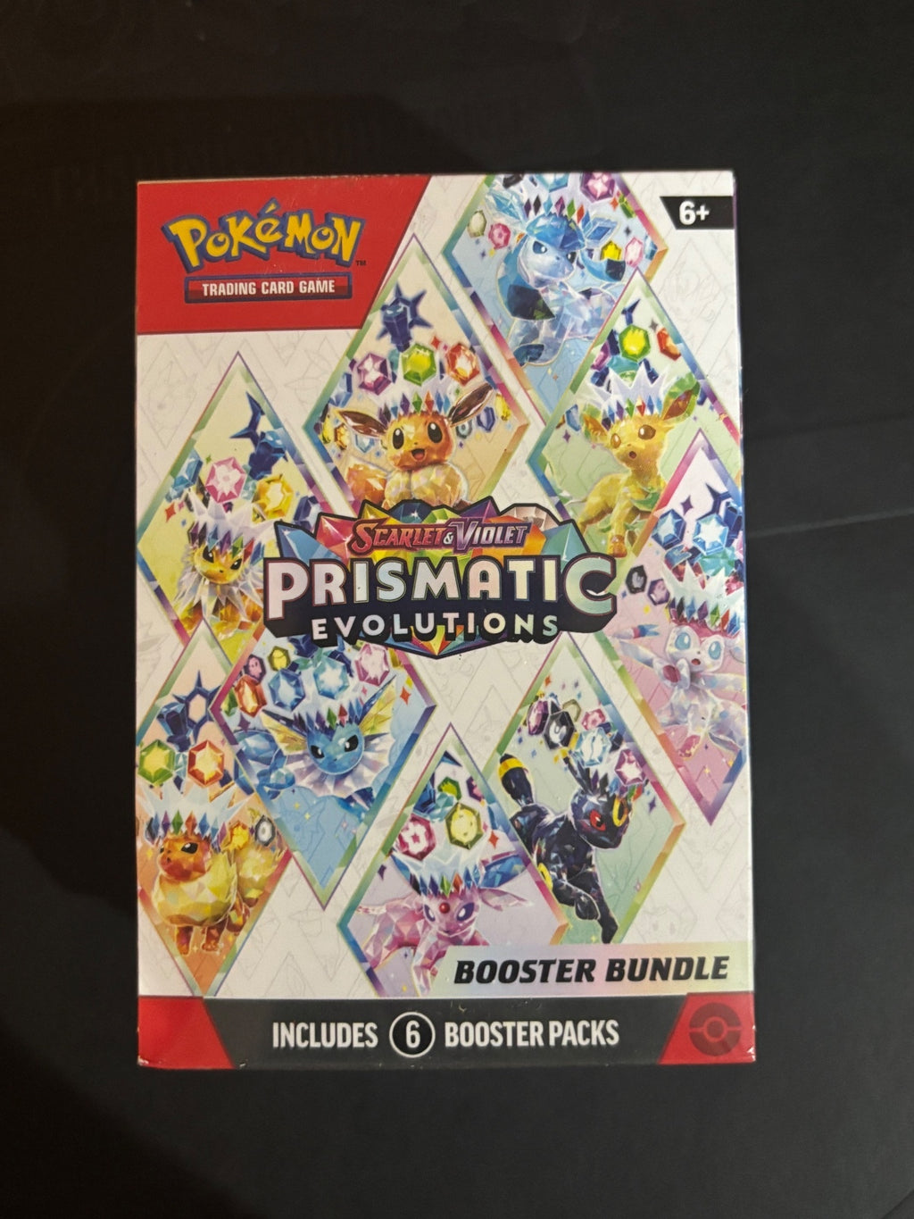 Pokémon TCG Scarlet & Violet Prismatic Evolutions Booster Bundle - 6 Booster Pk
