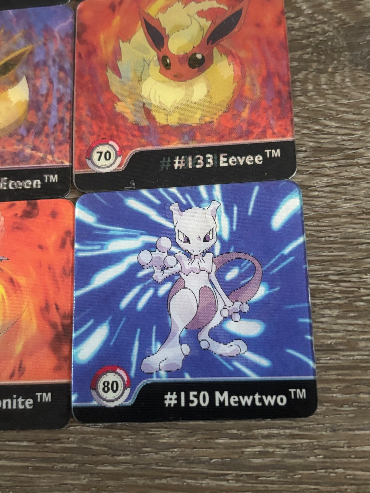 72 x Rare Pokémon Gotta Catch 'Em All! Series One Collectible Tiles