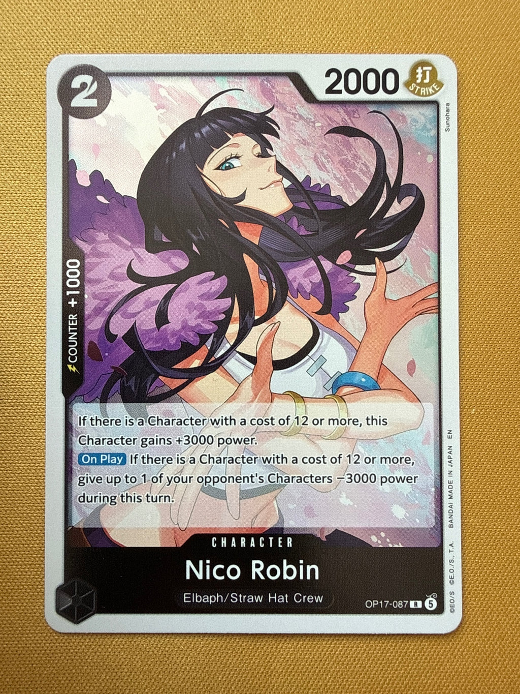 One Piece Card Game Nico Robin Character Card OP17-087