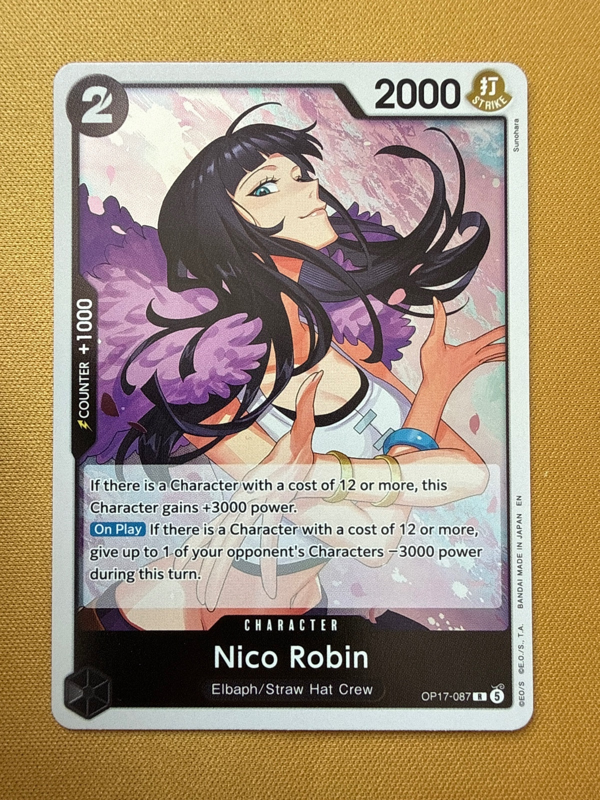 One Piece Card Game Nico Robin Character Card OP17-087