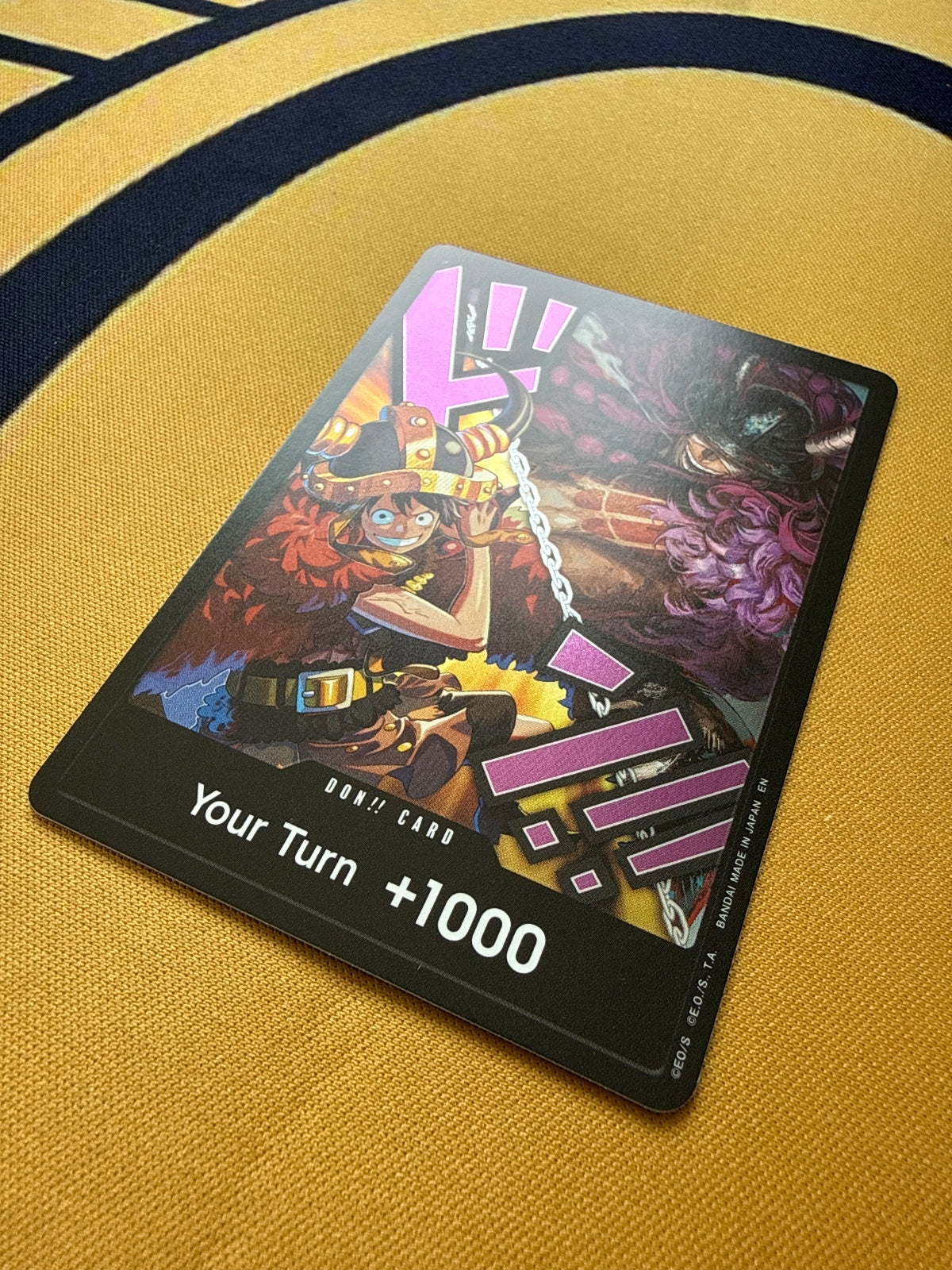 One Piece Card Game DON!! Luffy & Loki Card Your Turn +1000