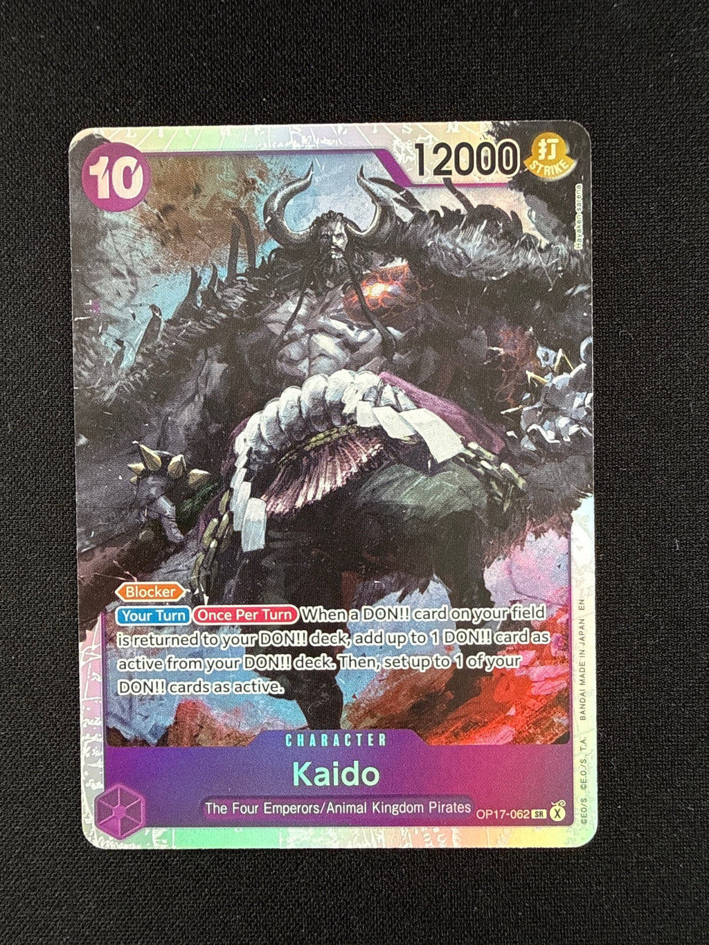 One Piece Card Game Kaido op17-062 SR