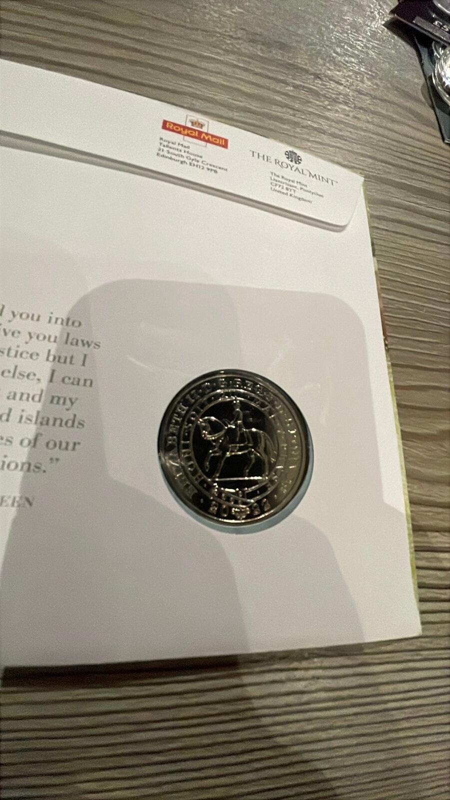 Royal Mint Her Majesty The Queen's Platinum Jubilee Coin and Stamp Set 2022