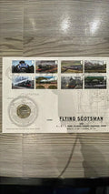 Royal Mint Flying Scotsman U.S. commemorative coin and stamp set 2003