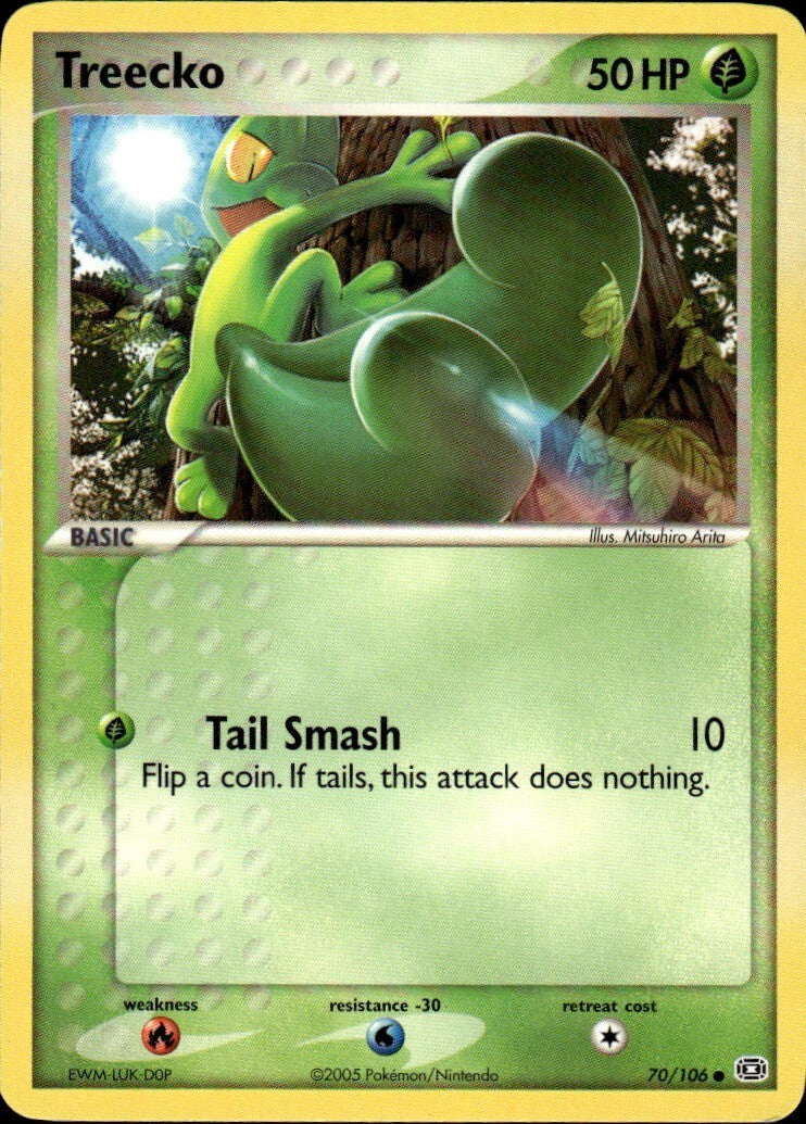 Treecko Common Emerald 70/106 NM