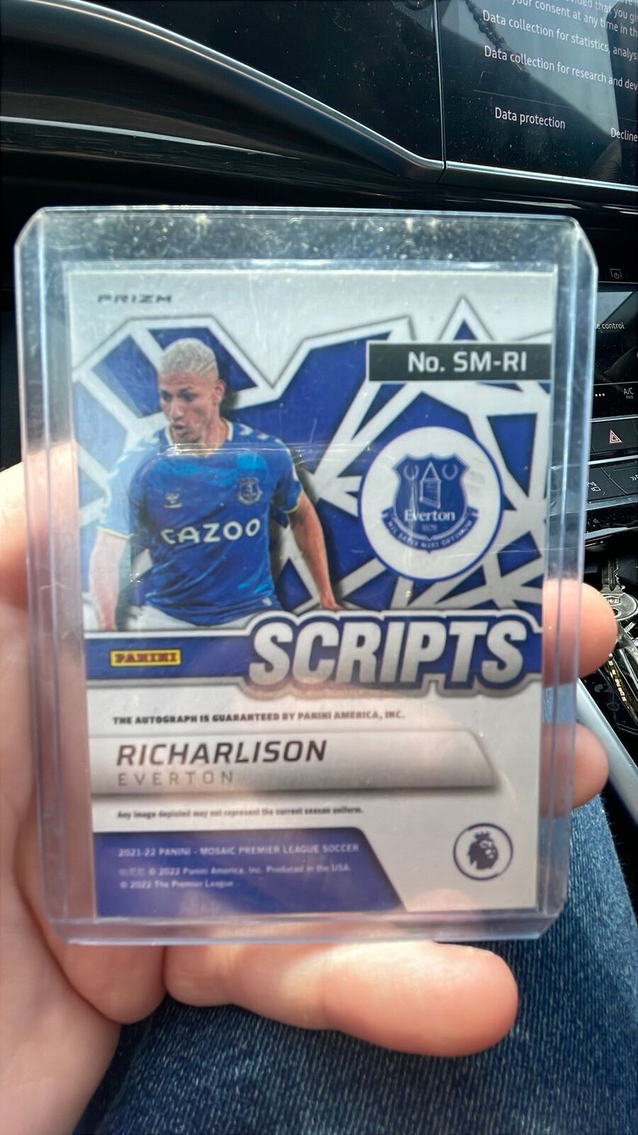 Panini 2022-23 Scripts Richarlison Everton Soccer Card