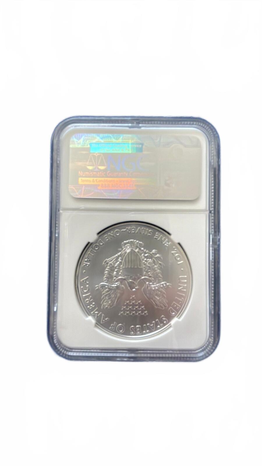 2012 U.S. Mint Silver Eagle MS70 NGC Early Releases Bullion Coin