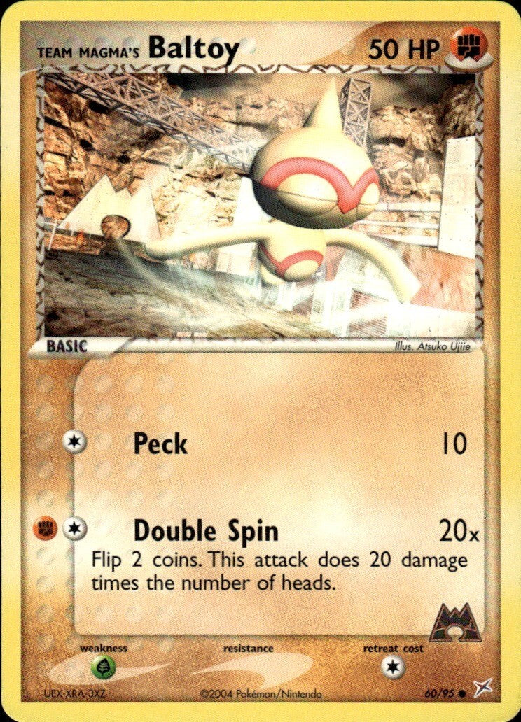 Team Magma's Baltoy Common Team Magma vs Team Aqua 60/95 NM