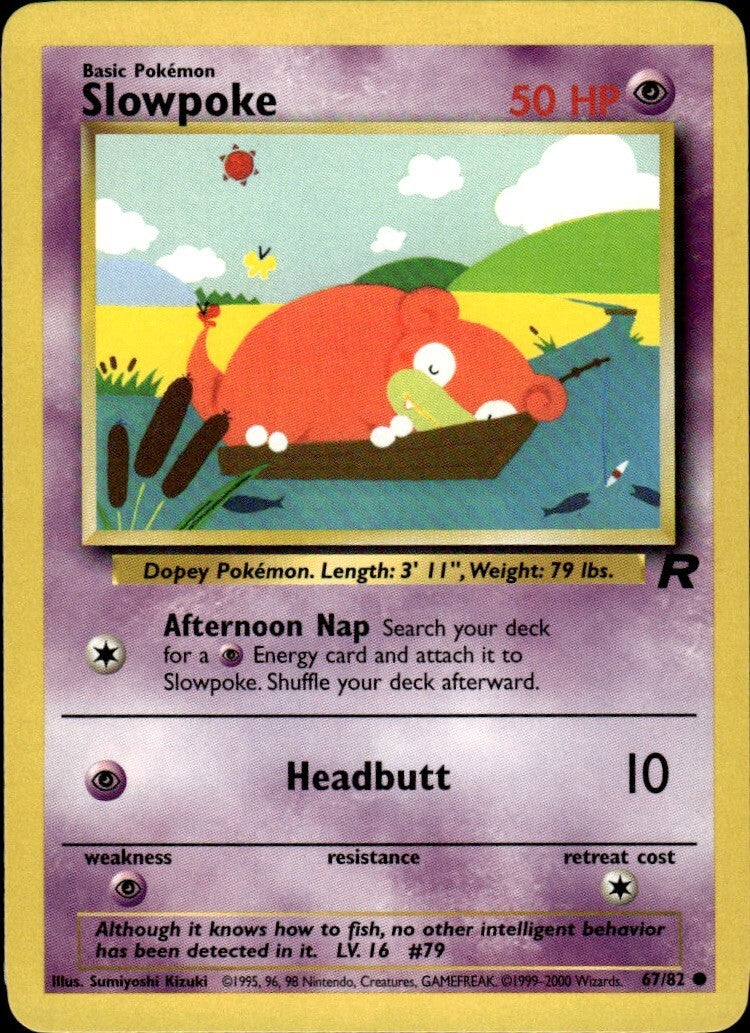 Slowpoke Unlimited Common Team Rocket 67/82 NM