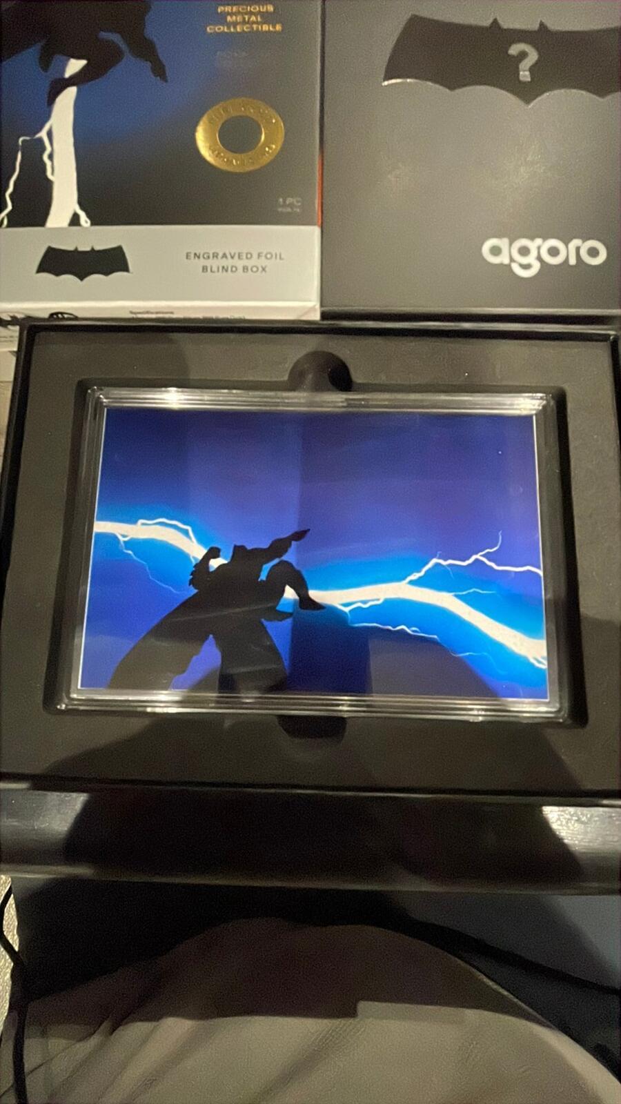 Agoro Batman The Dark Knight Returns 5g Silver Precious Metal Collectible