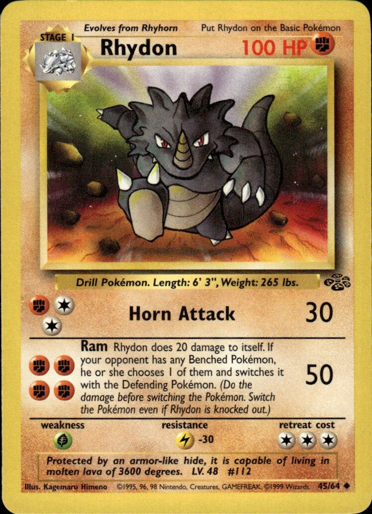 Rhydon Unlimited Uncommon Jungle 45/64 NM